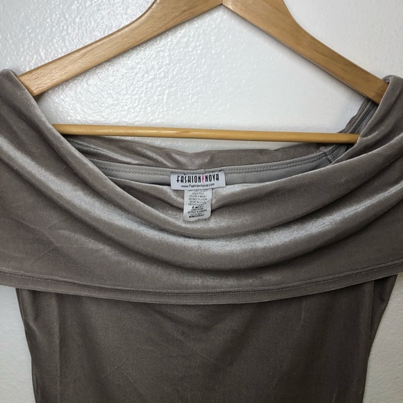 Fashion Nova Grey Dress - Picture 7 of 7